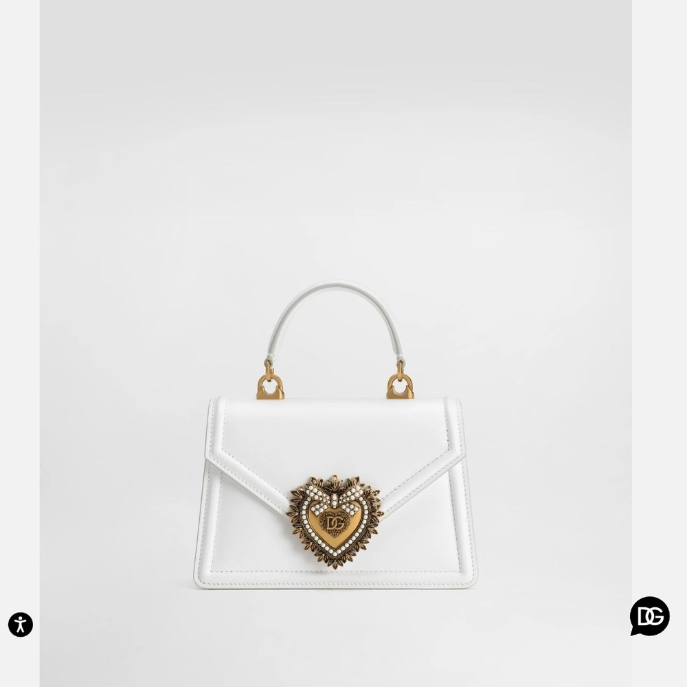 Dolce & Gabbana Small smooth calfskin devotion bag